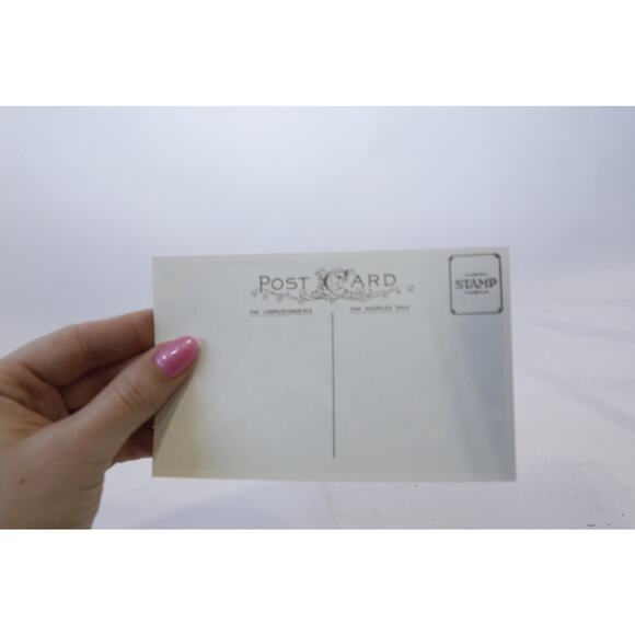 Christmas, Angel Watching Over Sleeping Children, Rare Postcard, Unused, - Picture 2 of 2